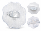 Flower-Shape Catheter Fixation Patch – Blended Fabric